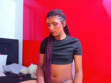 Welcome to my room! - Repeating Goal: Sexy strip show! - #bigcock #cum #ebony #lush #trans